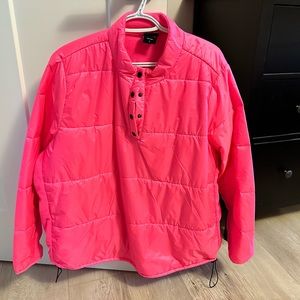 Torrid Bright Pink Puffer Jacket